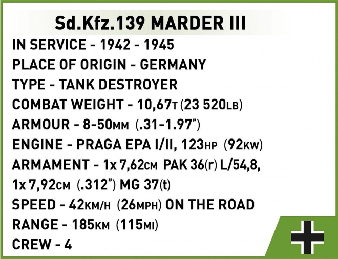 Sd.Kfz. Marder III Baustein-Set