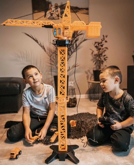 Ferngesteuerter Baukran für Kinder von Woopie