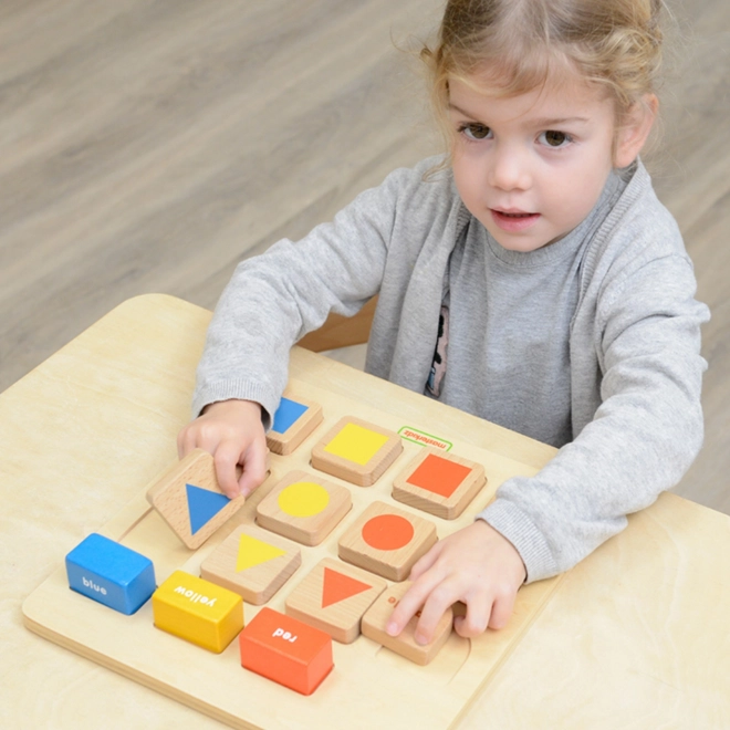 Masterkidz Lernspielbrett Formen- und Farbsortierer
