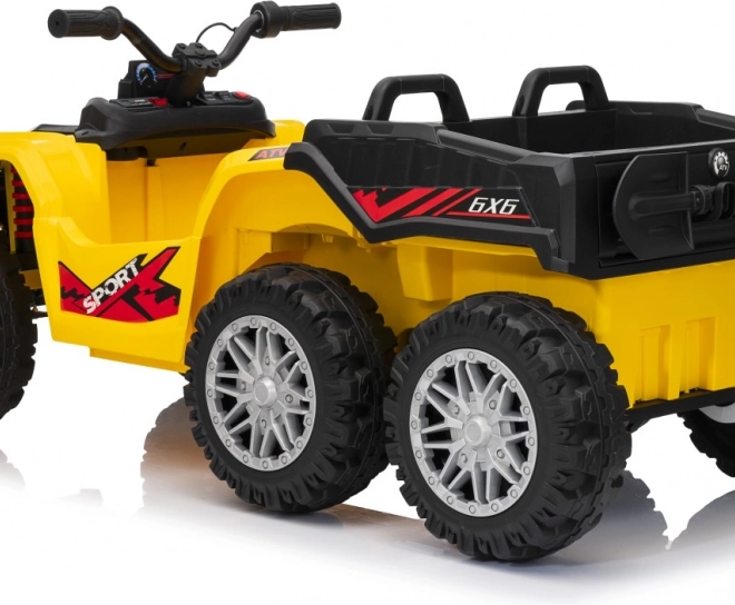 Gelbes sportliches Kinder-Quad TX ATV