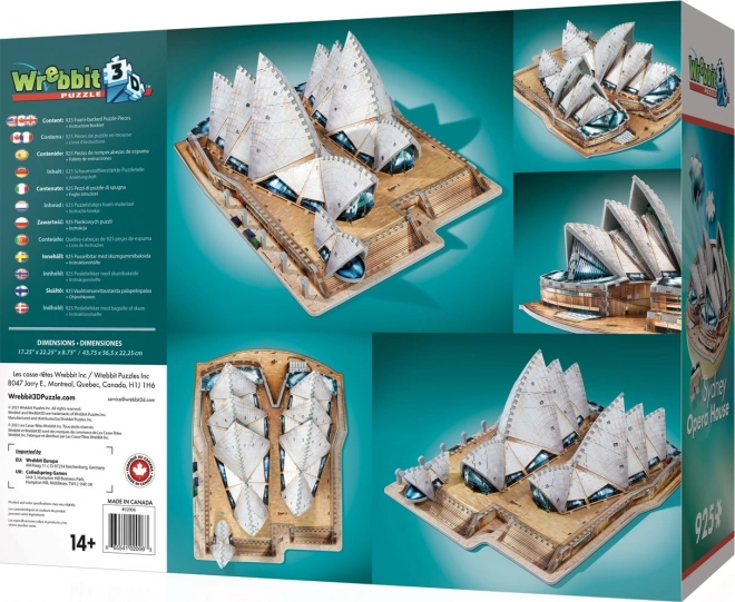 Opera von Sydney 3D Puzzle