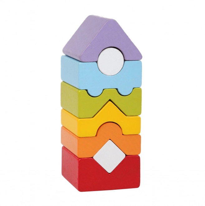 Cubika Turm XII - Holzpuzzle 8 Teile