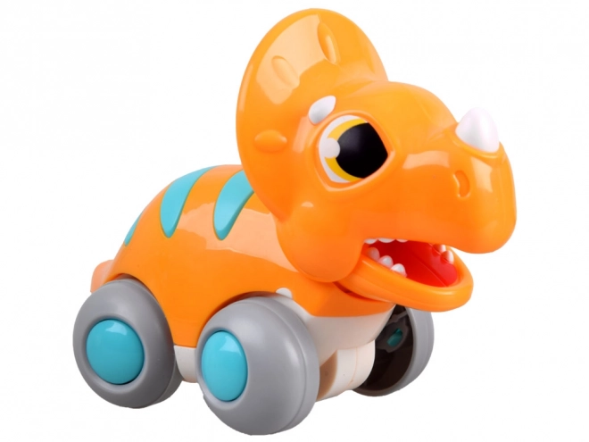 Fahrzeug Spielzeug Dinosaurier mit Bewegungsfunktion – Orange