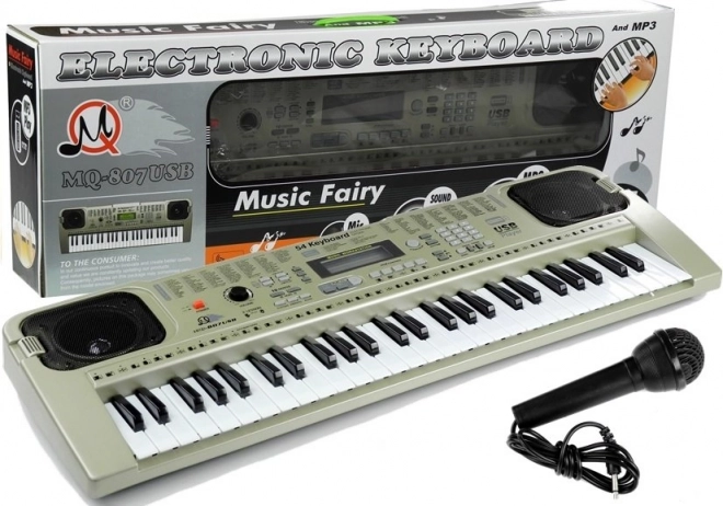 Multifunktionales Kinder-Keyboard mit Mikrofon