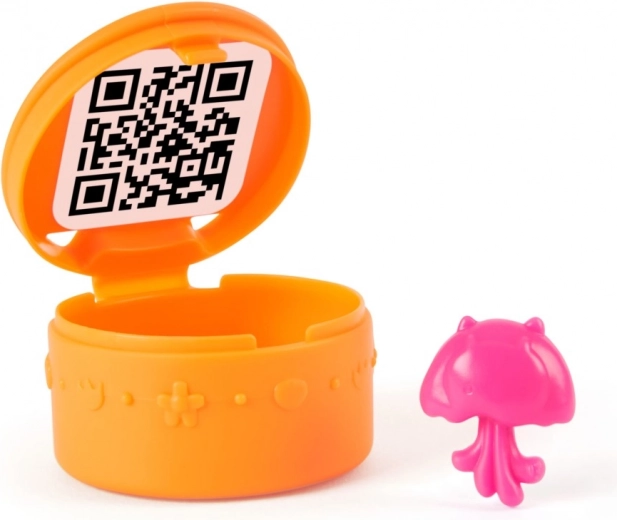 Kapsel mit versteckter Überraschung und QR‑Code