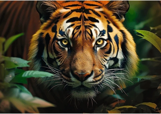 Majestätisches Tigermotiv