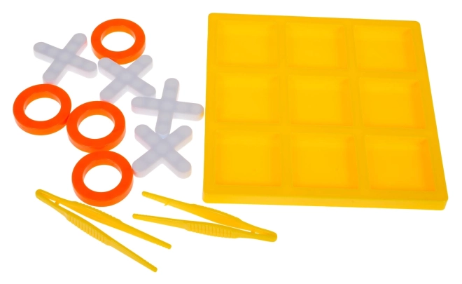 Logikspiel Tic-Tac-Toe Pinguin – orange