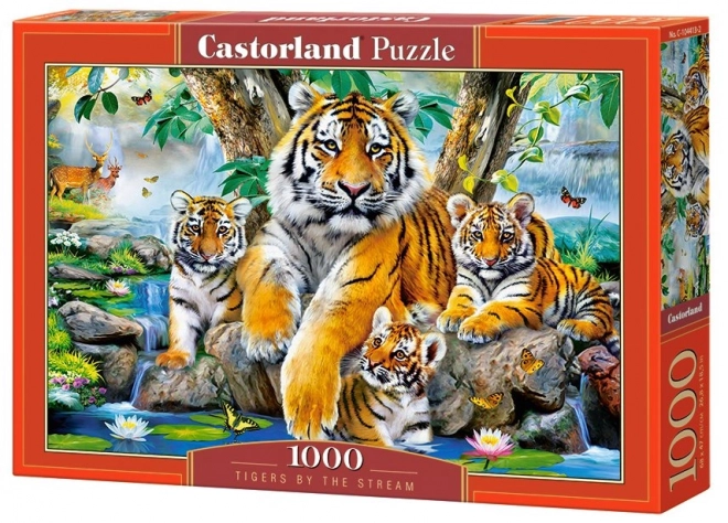 Puzzle 1000 Teile - Tiger am Bach