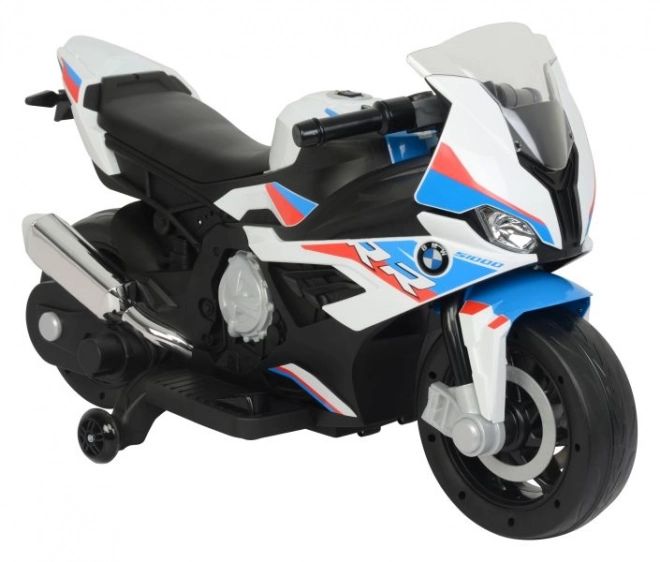 Elektrisches Motorrad für Kinder BMW S1000RR Weiß