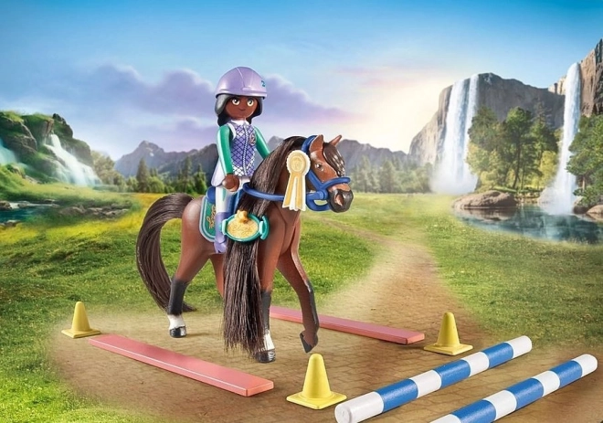Playmobil Pferde-Set mit Hindernissen Zoe und Blaze