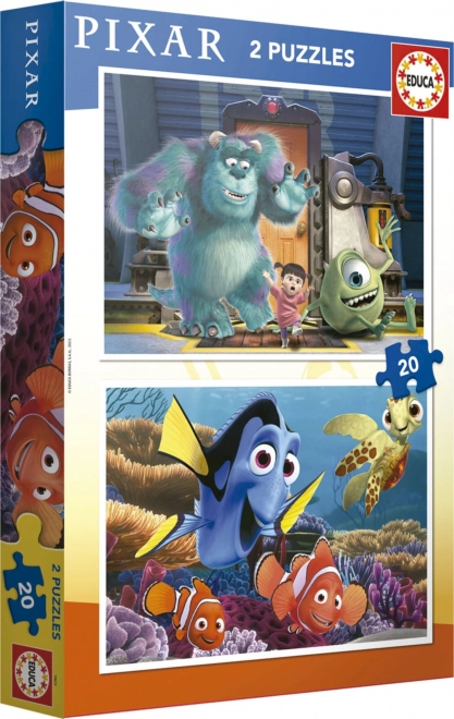 Disney Pixar Puzzle 2x20 Teile