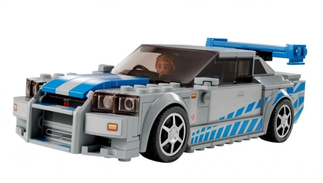 Lego Speed Champions Nissan Skyline GT-R R34 Modell aus Fast & Furious
