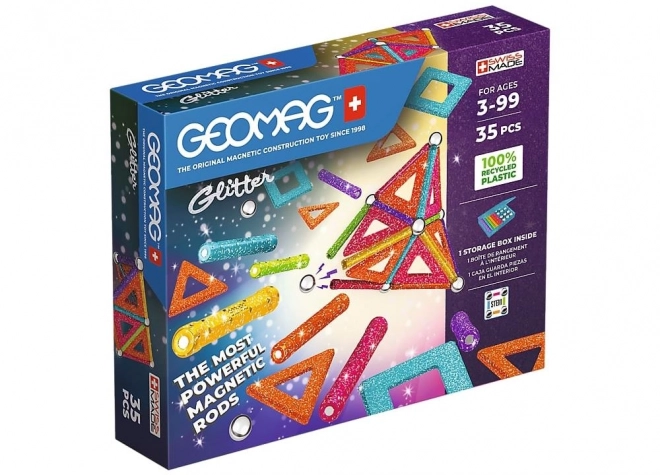 Geomag Glitter Bausteinset