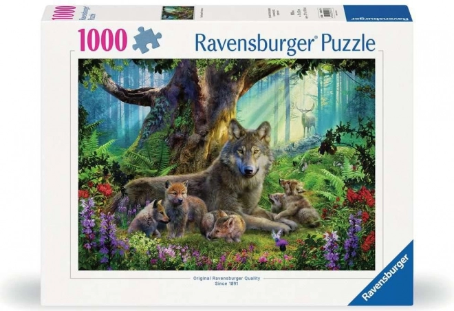 Ravensburger Puzzle Wölfe im Wald 1000 Teile