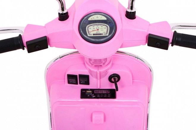 Elektrischer Kinderroller Vespa Rosa