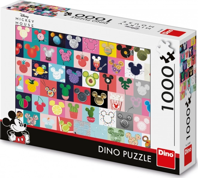 Dino Puzzle Mickey Maus Ohren 1000 Teile