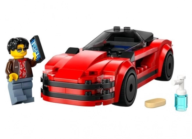 Lego Stadt Roter Sportwagen