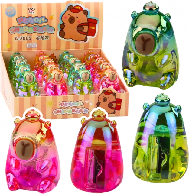 Buntes Spitzer in Form eines Wasserschweins