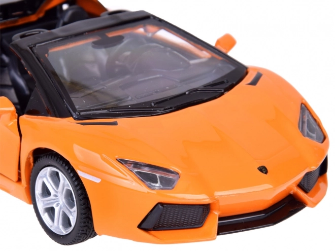 Metallauto Lamborghini Aventador Roadster Modell Interaktiv