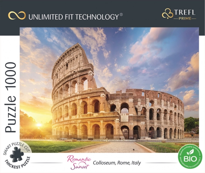 Romantischer Sonnenuntergang Puzzle Kolosseum, Rom 1000 Teile