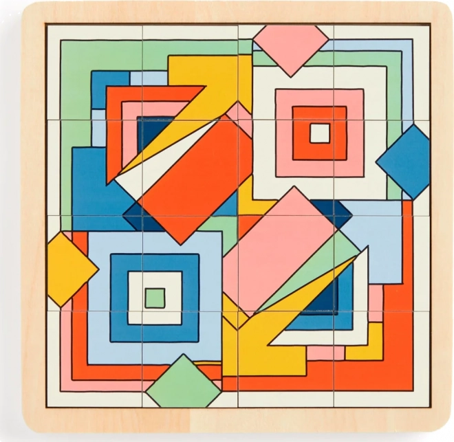 GALISON Schiebepuzzle aus Holz Frank Lloyd Wright: Imperial Hotel 2-in-1