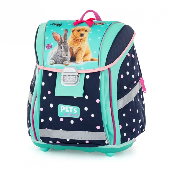 Schulrucksack Premium Light Tiere