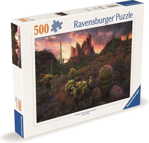 Ravensburger Puzzle Kaktus bei Dämmerung 500 Teile