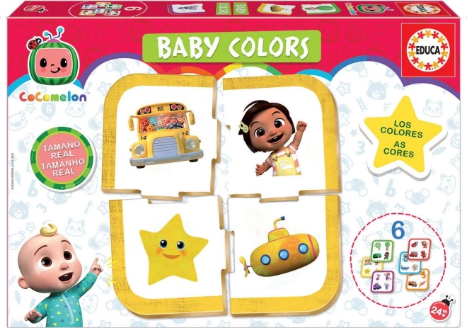 Baby-Puzzle CoComelon: Lerne die Farben