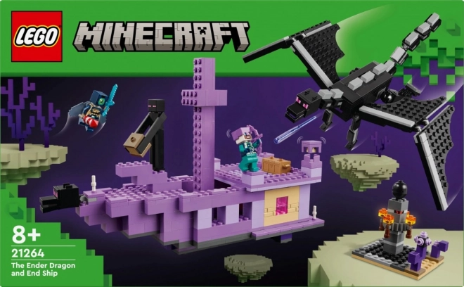 Lego Minecraft Enderdrache und Enderschiff