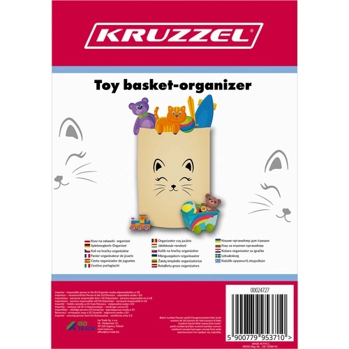 Großer Spielzeug-Organizer XL von Kruzzel