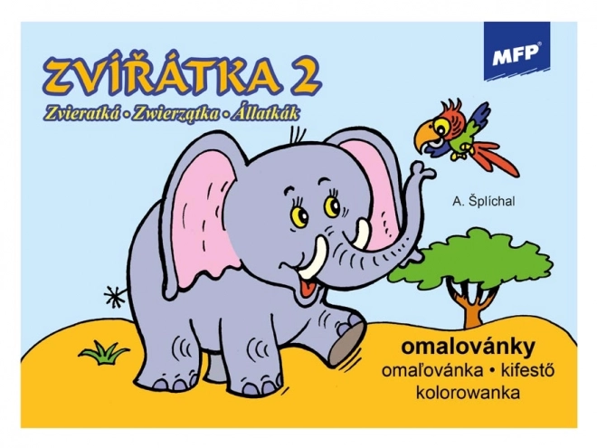 Tier-Malbuch für Kinder - MFP Zvířátka 2