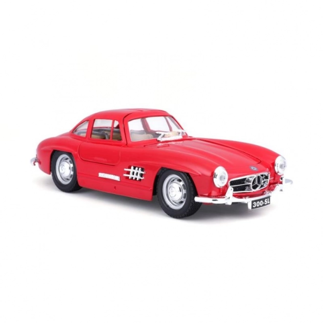 Mercedes Benz 300SL Rot Modellauto von Bburago