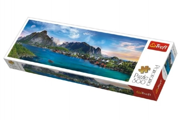 Panorama-Puzzle Lofoten Norwegen 500 Teile