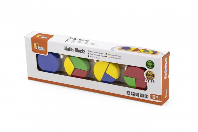 Viga Montessori Mathematik Holzpuzzle für Kinder