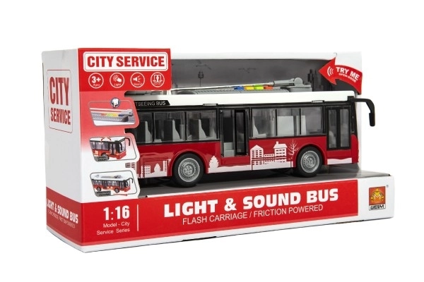 Stadtbus Spielzeug mit Licht & Sound