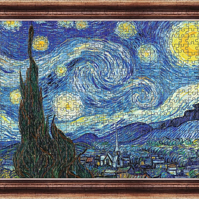 Puzzle mit Rahmen Sternennacht 500 Teile