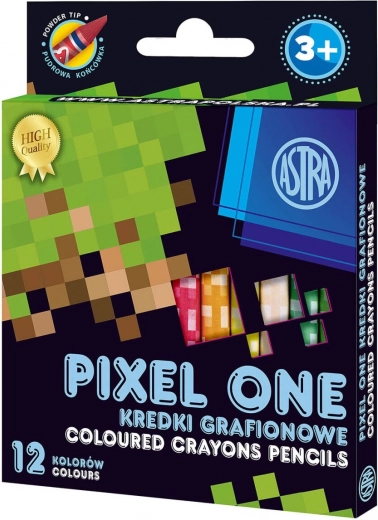 ASTRA Kaolin-Pastellkreiden PIXEL ONE, 12 Stk.