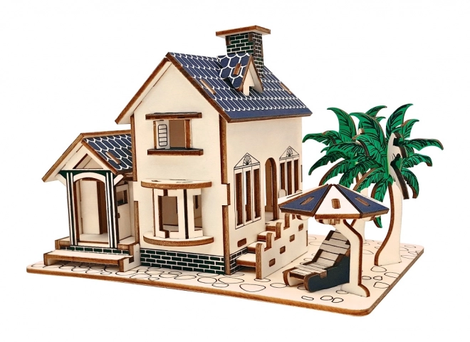 Holz 3D Puzzle Strandhaus