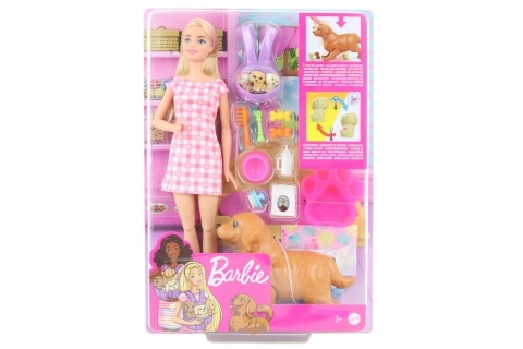 Barbie Neugeborene Welpen Spielset