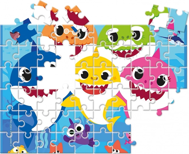 Clementoni Puzzle 60 Teile Baby Shark Frame Me Up