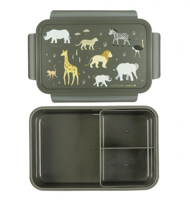 A Little Lovely Company Snack Box – Tiere der Savanne
