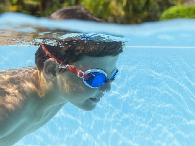 Bestway Schwimmbrille für Kinder ab 7 Jahren – Rot