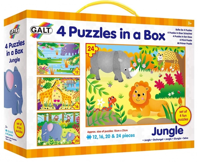 Galt Dschungel Puzzle Set 4 in 1