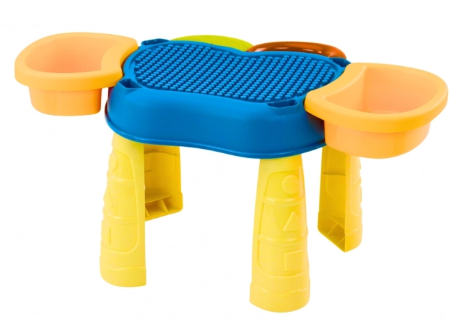 Multifunktioneller Tisch 4-in-1 blau