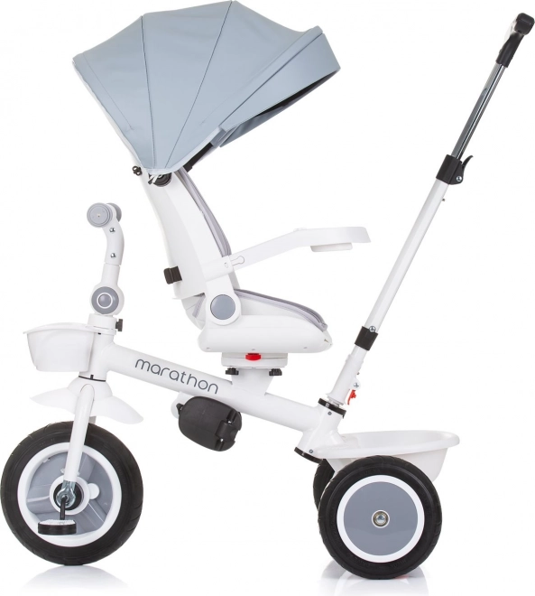 Kinder-Dreirad mit Verdeck Marathon 2 in 1 Ash Grey