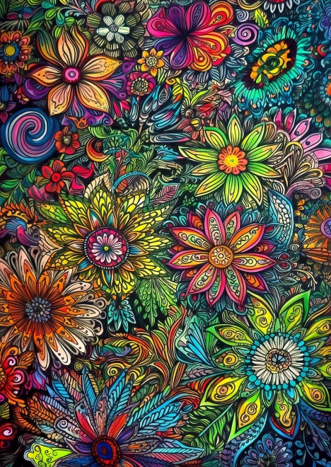 Puzzle Die Kraft der Blumen 1000 Teile