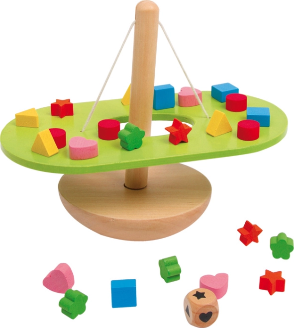 Farbige Holzteile