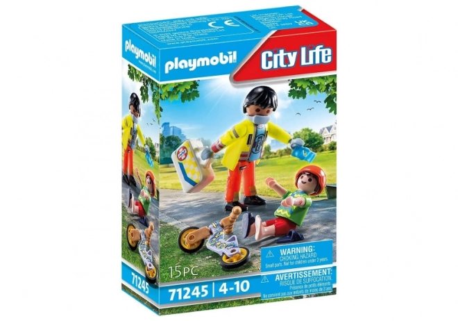 Playmobil City Life Sanitäter mit Patient