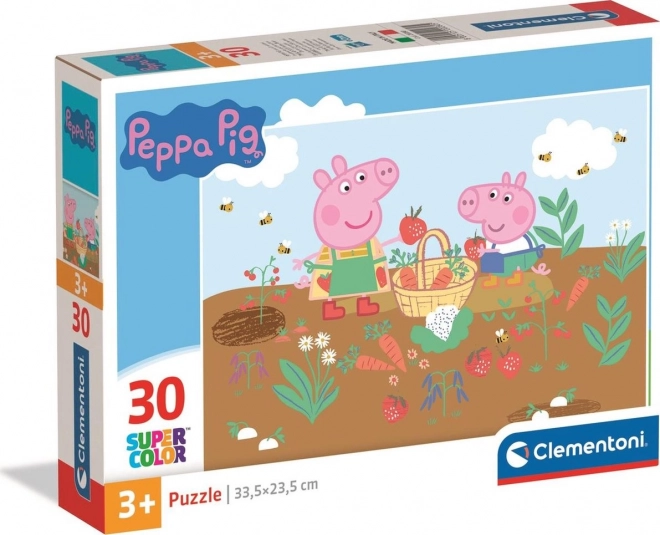 Puzzle Peppa Wutz SuperColor 30 Teile