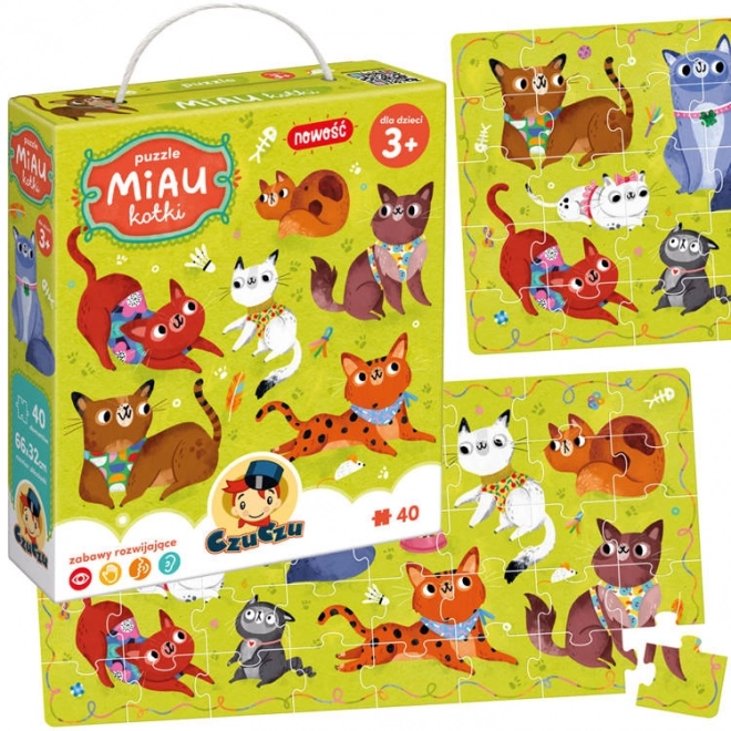 Czuczu Puzzle Miau Katzen 3+